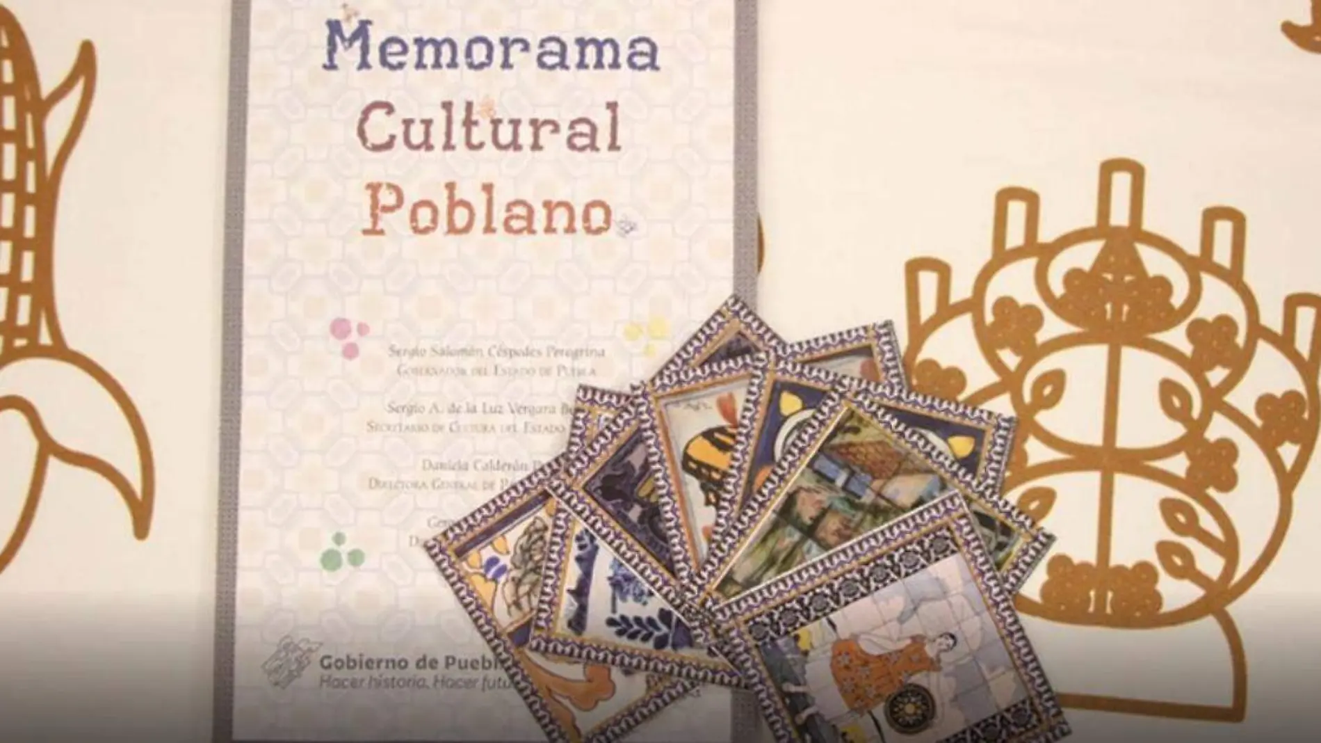 Presenta gobierno estatal “Memorama Cultural Poblano”